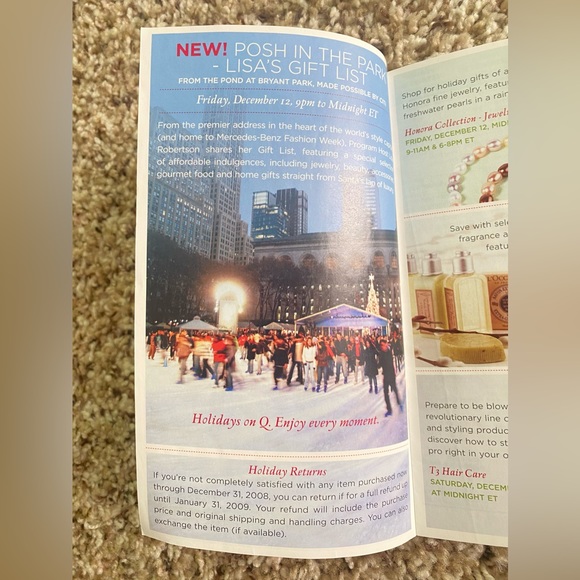 2008 December 8th to 2009 January 4th Q Quide Bryant Park brochure - Picture 3 of 10